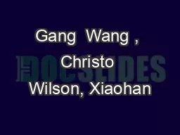 Gang  Wang , Christo Wilson, Xiaohan