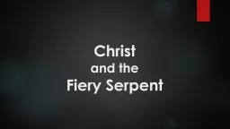 Christ  and the  Fiery Serpent