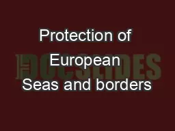 Protection of European Seas and borders