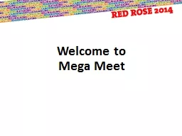 Welcome to Mega Meet Saturday