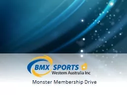Monster Membership Drive