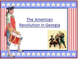 The American  Revolution in Georgia