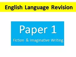 English Language Revision
