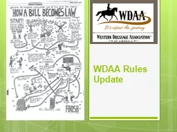 WDAA Rules Update Pre-2016