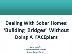 Dealing With Sober Homes: