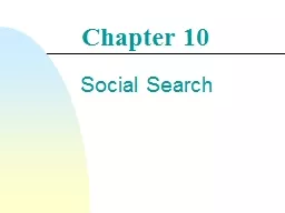 Chapter  10 Social Search