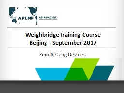 Weighbridge Training Course