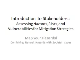Introduction to  Stakeholders:
