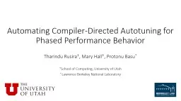 Automating Compiler-Directed Autotuning for Phased Performance Behavior