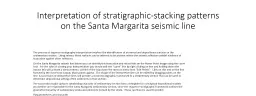 Interpretation  of  stratigraphic-stacking patterns