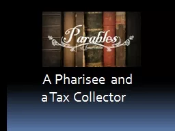 A Pharisee and a Tax Collector