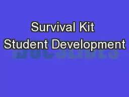 Survival Kit Student Development