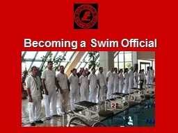 Becoming a Swim Official