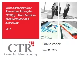 Talent  Development Reporting