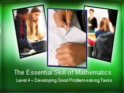 The Essential Skill of Mathematics