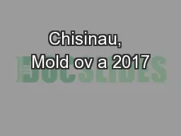 Chisinau,  Mold ov a 2017