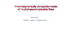 Thermodynamically compatible models