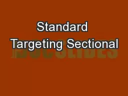 Standard Targeting Sectional