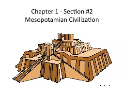 Chapter 1 - Section  # 2