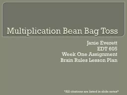 Multiplication Bean Bag Toss