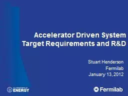 Accelerator  Driven System Target Requirements and R&D
