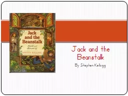 Jack and the Beanstalk By Stephen Kellogg