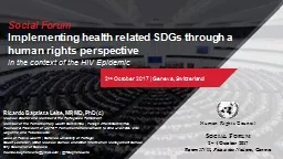 Implementing health related SDGs through a human rights perspective