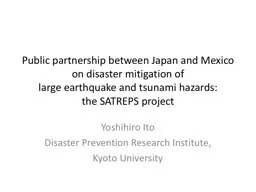 Public partnership between Japan and Mexico