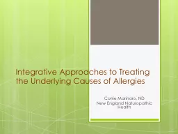 Integrative Approaches to Treating the Underlying Causes of Allergies