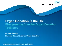 Organ Donation in the UK