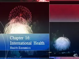 Chapter 16: International Health