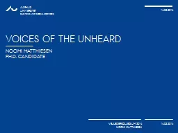 Voices   of   the   unheard