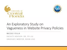 An Exploratory Study on Vagueness in Website Privacy Policies