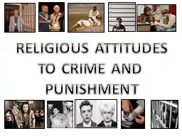 RELIGIOUS ATTITUDES TO CRIME AND