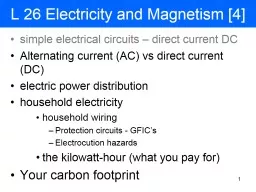 1 L 26 Electricity and Magnetism [4]
