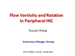 Flow  Vorticity  and Rotation