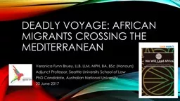 Deadly Voyage: African  MigranTs