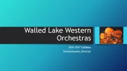 Walled Lake Western Orchestras