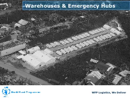 WFP Logistics, We Deliver