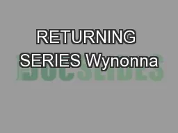 RETURNING SERIES Wynonna