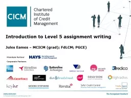 Introduction to Level 5 assignment writing