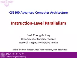 CS5100 Advanced Computer Architecture