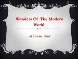Wonders Of The Modern World