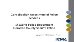 Consolidation Assessment of Police