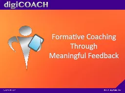 Formative Coaching Through