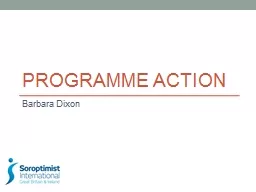 Programme Action Barbara Dixon