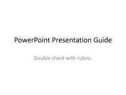 PowerPoint Presentation Guide