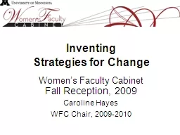 Inventing Strategies for Change