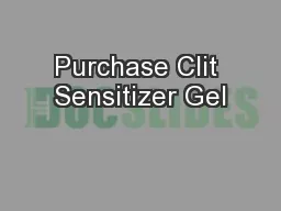 Purchase Clit Sensitizer Gel