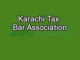 Karachi Tax Bar Association